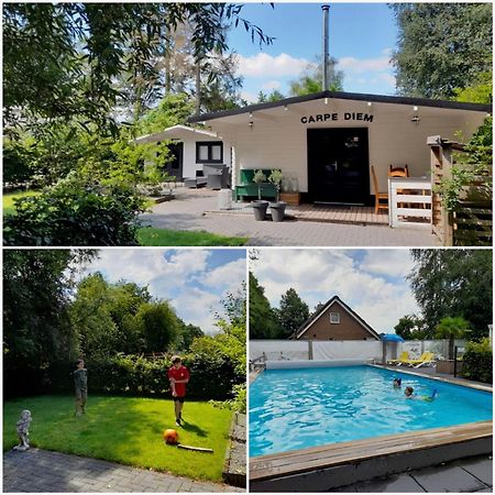 Carpe Diem, Het Ruime Chalet Met Houtkachel Nabij Wildlands Emmen Schoonebeek 外观 照片