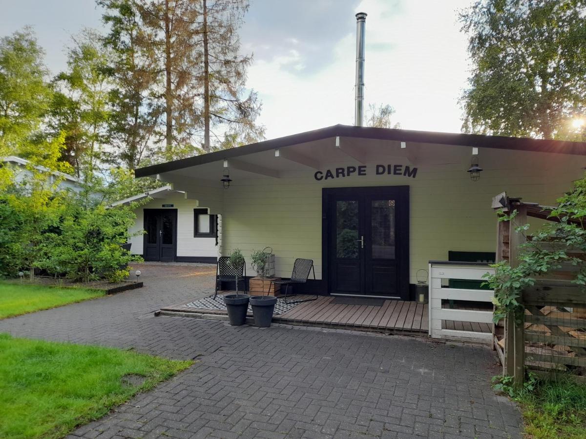 Carpe Diem, Het Ruime Chalet Met Houtkachel Nabij Wildlands Emmen Schoonebeek 外观 照片